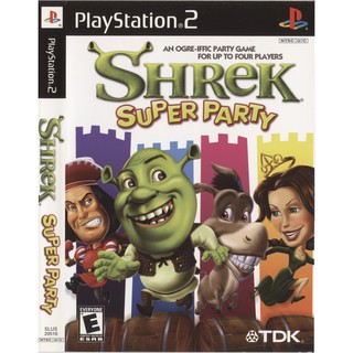 แผ่นเกมส์ Shrek Super Party แผ่นCD PS2 Playstation 2 คุณภาพสูง ราคาถูก