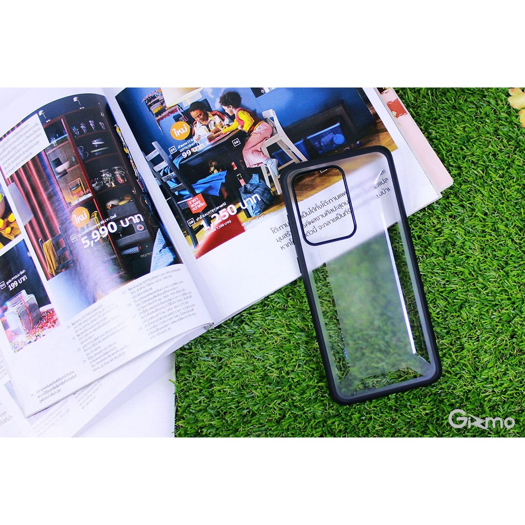 Gizmo ร่น S20+ / S20 Ultra เคสใส-แมท ขอบดำ เคสกันกระแทก Fusion Strong X Case - รูปที่ 4