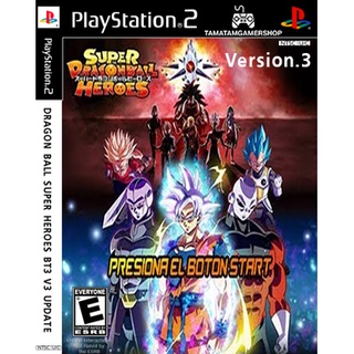 (V.3)Super Dragonball Heroes Budokai Tenkaichi Version3 ps2 แผ่นเกมส์ps2 เกมเพล2 เกมดราก้อนบอล dragonball v.2 ps2