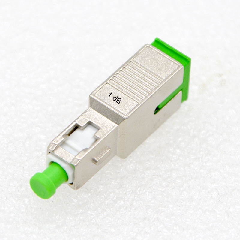 10PCS 020dB Optic Fiber Attenuator Connector SCAPC Female-SCAPC Male SM ...