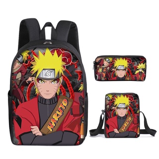 [พร้อมส่ง] Naruto Sasuke กระเป๋าเป้สะพายหลัง ลายการ์ตูนนารูโตะ สําหรับเด็กนักเรียน