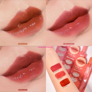 ลิปซอง Merrezca go wink color lip tint มาด้วยกัน3 สี สีส้มอิฐ แดงตุ่น ชมพู