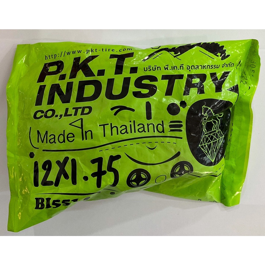 ยางในจักรยานเด็ก 12*1.75 จุกใหญ่ ยี่ห้อ PKT ยางรถจักรยาน อะไหล่จักรยาน - P2w spare parts shop