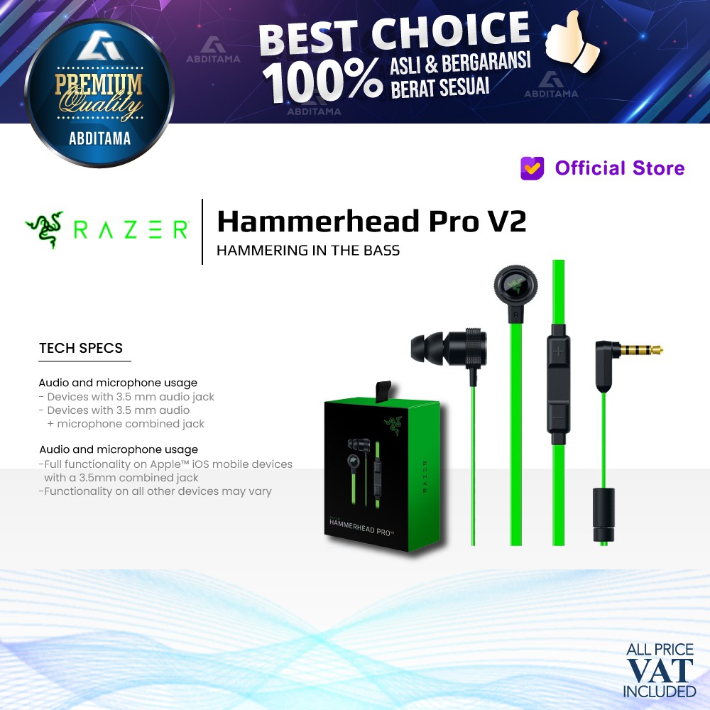 Razer ช ดห ฟ ง Hammerhead Pro V2 ราคาท ด ท ส ด