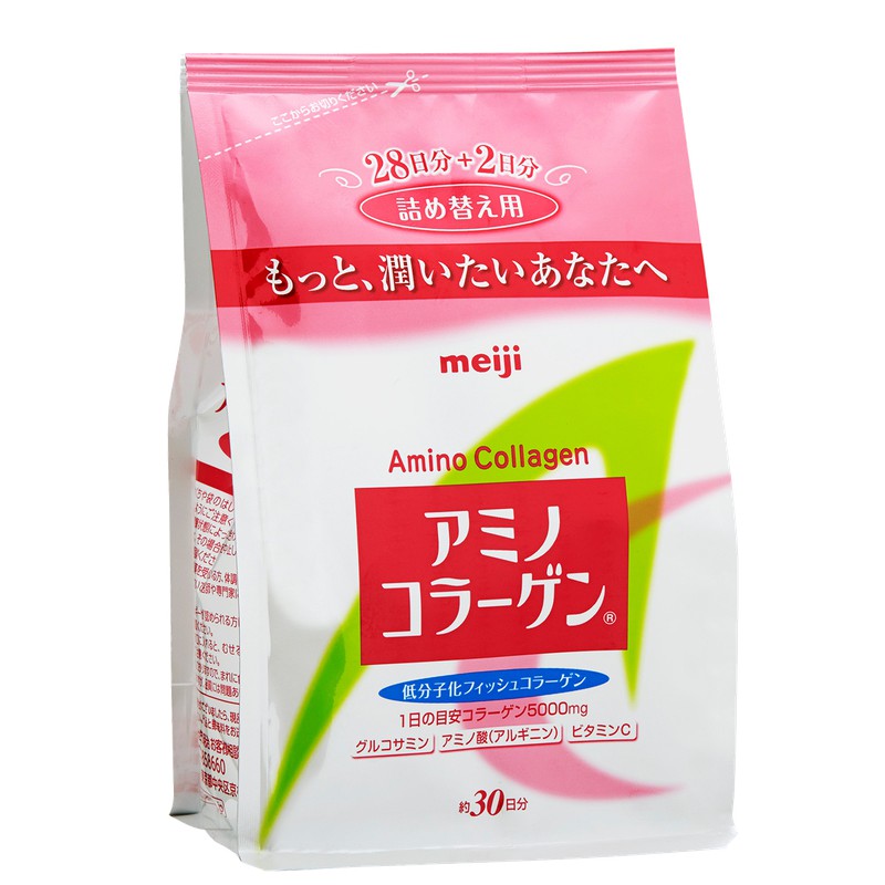 (ชะลอความแก่ด้วยคอลลาเจนจากญี่ปุ่น) Meiji Amino Collagen 5000 mg.