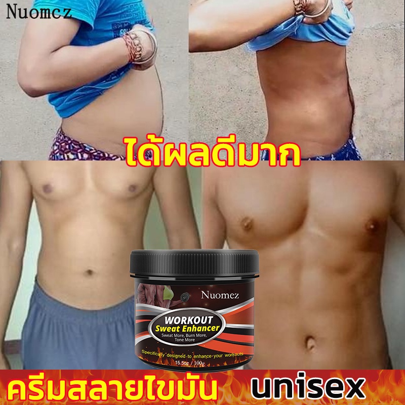 Nuomez ครีมกระชับหน้าท้อง ครีมสลายไขมันออกกำลังกายเผาผลาญไขมันลดน้ำหนักลดพุงสร้างกล้ามหน้าท้อง（ลดพุงหน้าท้อง,ครีมกล้ามเน