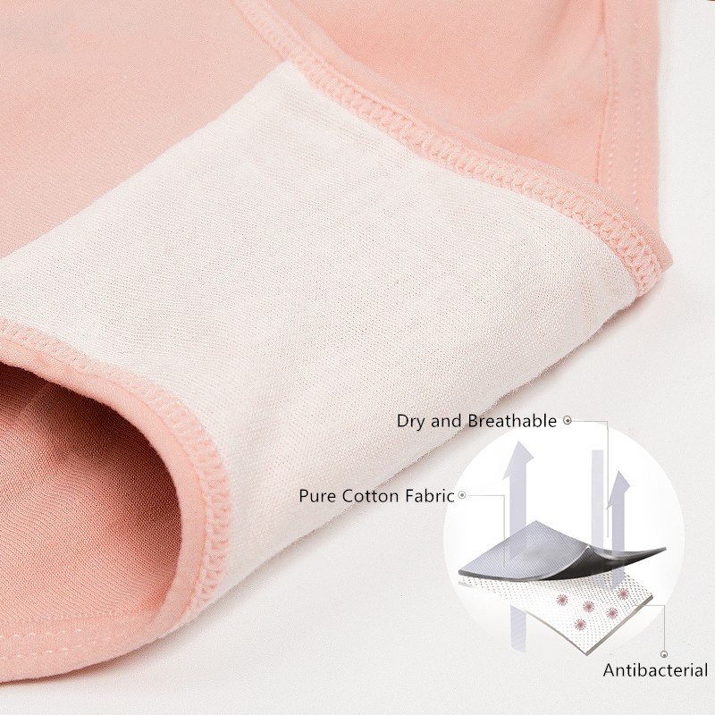 กางเกงชั้นใน เอวต่ํา สําหรับสตรีตั้งครรภ์ หลังคลอดบุตร 4 ชิ้น - รูปที่ 3