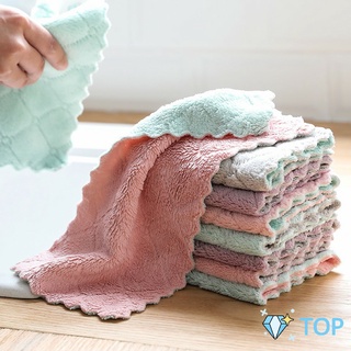 ผ้าอเนกประสงค์  ผ้าเช็ดจาน ผ้าไมโครไฟเบอร์ ผ้าเช็ดจาน ผ้าเช็ดโต๊ะ Clean Cloths