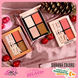 ของแท้ ♦️Sivanna Cheek Contouring Palette HF5024  ซิวานน่า บลัชออน คอนทัว พาเลท