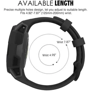 สายนาฬิกา / เคสกันรอย เข้าโค้ง Curve fit Garmin instinct / 2 / 2S Watch band Silicone case