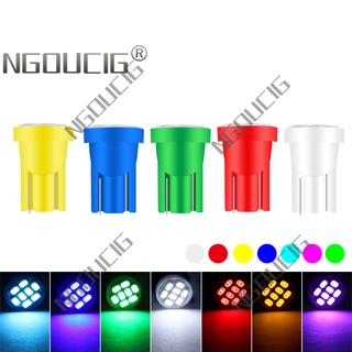 Ngoucig T10 W5W แดชบอร์ดไฟ LED 168 194 8SMD ติดป้ายทะเบียนรถยนต์ พร้อมหลอดไฟ