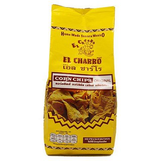 El Charro Original Corn Chips 200g เอลชาร์โรข้าวโพดอบกรอบ 200 กรัม