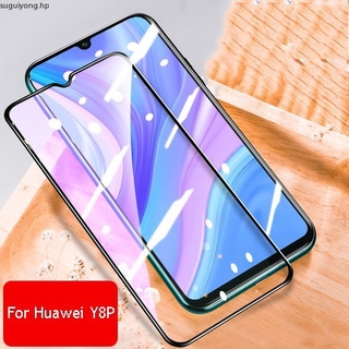 Huawei Y8P ฟิล์มกระจกนิรภัยกันรอยหน้าจอ แบบเต็มจอ 9H 9D เคสโทรศัพท์