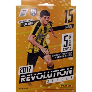 [พร้อมส่งฟรี] การ์ดสะสมฟุตบอล 2016-17 Panini Revolution Soccer Hanger Pack Box