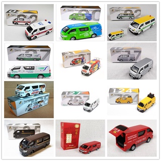 TINY 02/17/20/22/31/108/124/127/168 HONG KONG POLICE TOYOTA HIACE DIECAST CAR MODEL