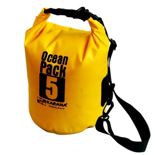 ถุงกันน้ำ Karana Ocean Pack ความจุ 5 ลิตร สีเหลือง