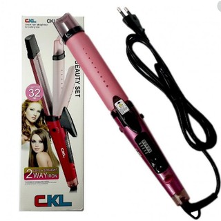 CKL เครื่องหนีบผม ม้วนผม รุ่น CKL-888(สีชมพู)