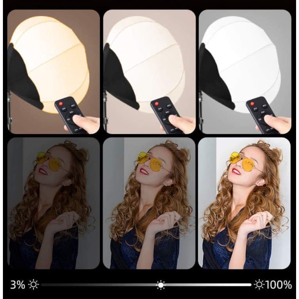 สตูดิโอ Softbox Lantern ขนาด60cm ช่วยให้แสงกระจายเนียนนุ่ม ทำให้เหมือนแสงธรรมชาติ