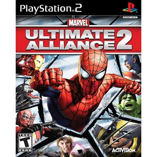 แผ่นเกมส์ps2 [Marvel: Ultimate Alliance2] ภาค2เกมเพล2รวมพลังมาร์เวลยอดฮิตล่าสุด