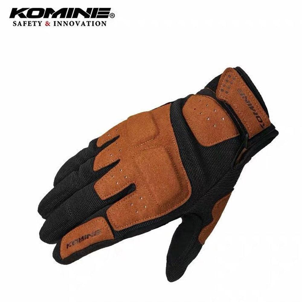 Komine GK-227 ถุงมือ แบบเต็มนิ้ว หน้าจอสัมผัส ระบายอากาศ สําหรับขี่รถจักรยานยนต์ กลางแจ้ง ราคา ถูกที่สุด ดีลบีเคเค แกลเลอรีภาพที่ 6