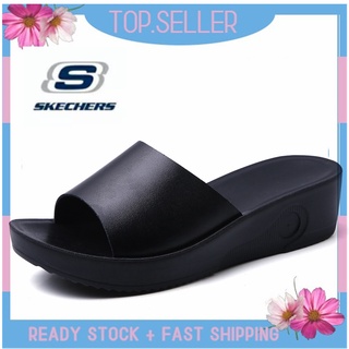 [พร้อมส่ง] *Skechers__go Walk Arch Fit รองเท้าแตะโลฟเฟอร์ ส้นแบน แบบสวม สําหรับผู้หญิง ผู้ชาย