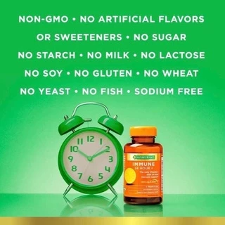 วิตามินซี Nature's Bounty Immune 24 Hour+ With 1,000mg Ester-C นำเข้าจากอเมริกาแท้100%
