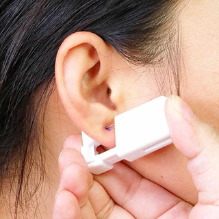 เครื่องมือเจาะหู แบบใช้แล้วทิ้ง เจาะหู ที่เจาะหู เครื่องเจาะหู เจาะจมูก สไตล์เรียบๆ แบบใช้แล้วทิ้ง