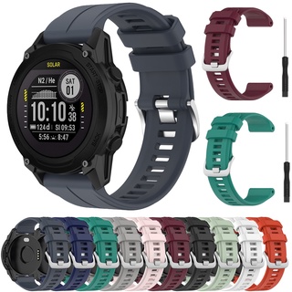 สายนาฬิกาข้อมือซิลิโคน กันน้ํา 22 มม. สําหรับ Garmin Forerunner 955 945 935 Fenix 5 Plus Fenix 6