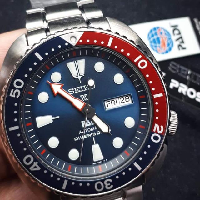 SEIKO PROSPEX TURTLE PADI  PEPSI SRPA21K1