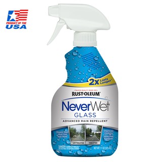 น้ำยาเคลือบกระจก กันน้ำ กันโคลน สำหรับรถยนต์ รัสต์โอเลี่ยม NeverWet Rain Repellent Rust Oleum