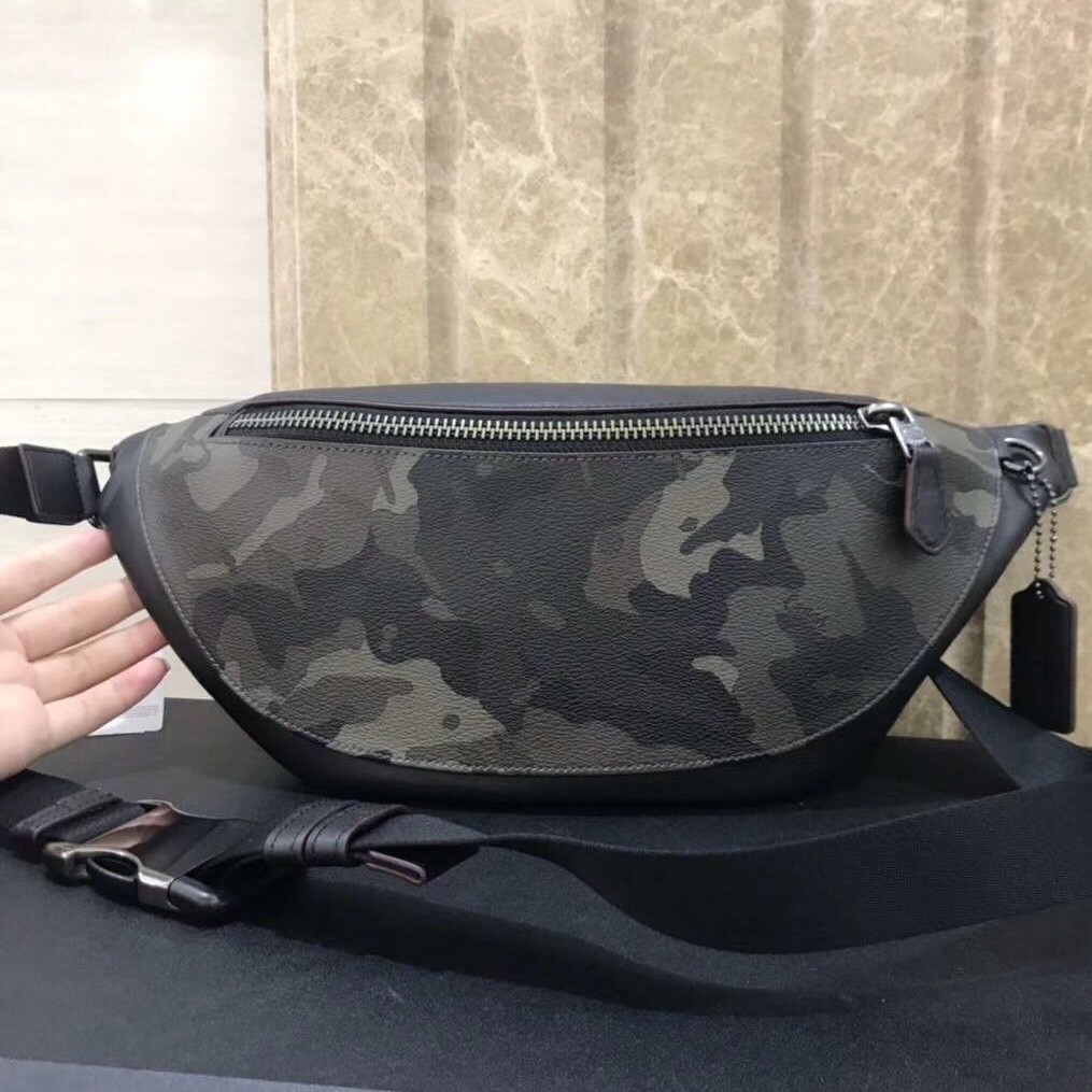 coach camouflage sling bag