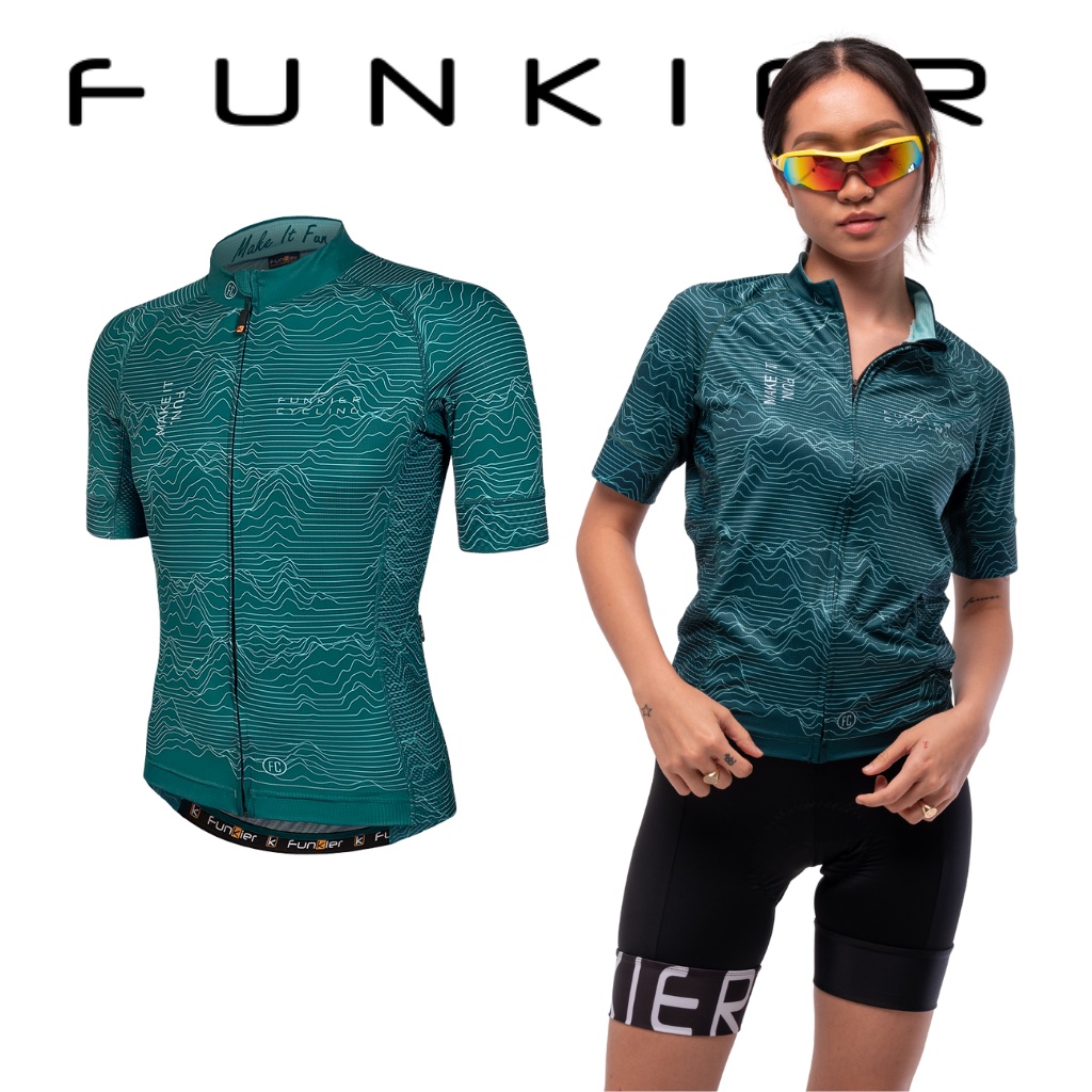 เสื้อจักรยาน Funkier Rossini รุ่นใหม่ล่าสุด collection 2022 Forest Green