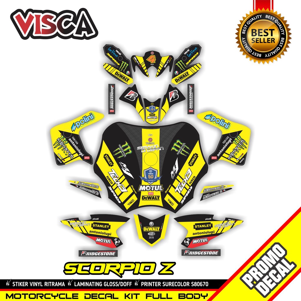 รูปลอกราศีพิจิก Z Full Body สติกเกอร์ราศีพิจิก Z Full Body Striping ราศีพิจิก Z Variation Decal Z Fu