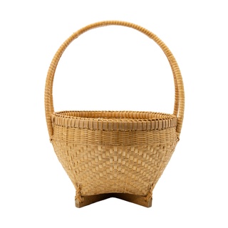 NT451 Bamboo &amp; Rattan Basket-M ตะกร้ากระบุง - M