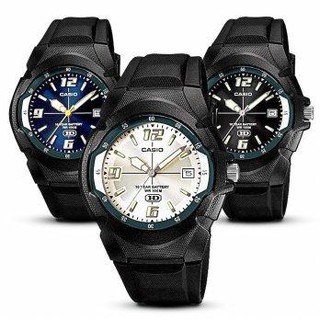 Casio แท้ 100% รุ่น MW-600F แบตเตอรี่ 10 ปี สายเรซิ่น