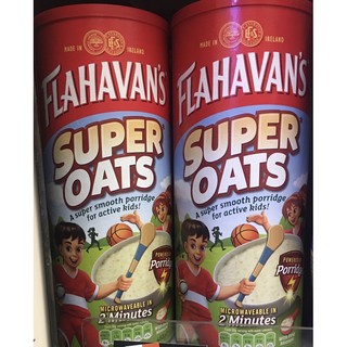 ฟลาฮาวานส์ซีเรียลข้าวโอ๊ต480กรัม Flahavans Super Oats 480g 1ชิ้นราคา359บาท