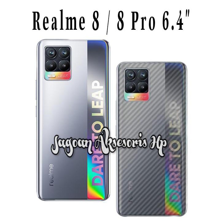 GARSKIN สติกเกอร์คาร์บอน Realme 8 8Pro 6.4 นิ้ว 7 Pro C33 Q 5 Pro 8 5G GT Neo 2 8 4G 11 ผิวคาร์บอนเส