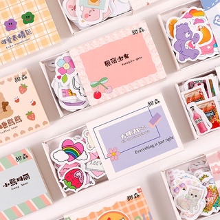 🌟100PC Sticker Box สติ๊กเกอร์ตกแต่ง สติกเกอร์น่ารัก 100ชิ้น