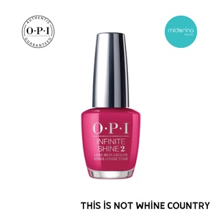 OPI Infinite Shine สีทาเล็บธรรมดา ติดทนนานกว่าปกติ ไม่ต้องอบ สี This is not whine country รหัส ISL D34