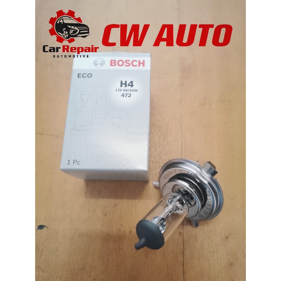 BOSCH H4 BULB 55W H4 HELOGEN BULB MENTOL H4 12V