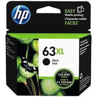 หมึกอิงค์เจ็ท สีดำ HP 63XL/BK