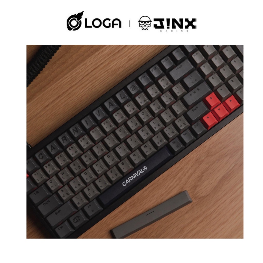 LOGA X Carnival : Keyboard 96% Aluminum wireless (ภาษาไทย) ประกันศูนย์ 1 ปี