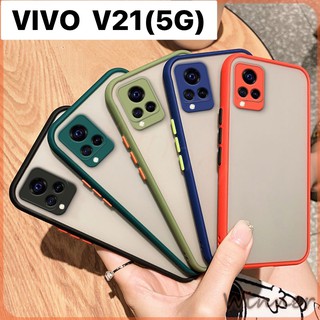 🇹🇭เคสโทรศัพท์ Case VIVO V21(5G)/V23/V23E เคสกันกระแทก ปุ่มสีผิวด้าน กันรอยกล้อง ขอบนิ่มหลังแข็ง รุ่นใหม่ล่าสุด