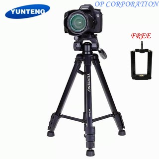 YUNTENG VCT-668 / DV-211N / VCT-6109 ขาตั้งกล้องขาตั้งมือถือ3ขา tripod  Professional Photographic equipment Gimbal Head