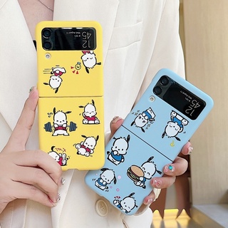 เคสโทรศัพท์มือถือ แบบบางพิเศษ ลายการ์ตูนสุนัขน่ารัก สําหรับ Samsung Z Filp 4 3