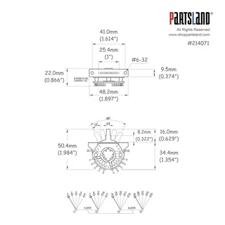 Partsland WSC Super Switch 5-Way GST-10 ซุปเปอร์สวิตช์ 5 ทาง สำหรับกีต้าร์ Made in Korea