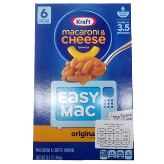 Macaroni &amp; Cheese Original Kraft 366g/มักกะโรนีและชีส ออริจินัล คราฟท์ 366g