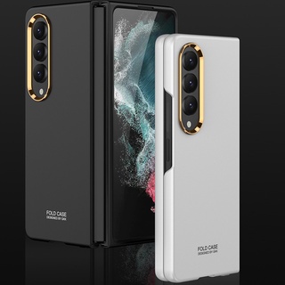 เคสแข็ง แบบบางพิเศษ ป้องกันเลนส์กล้อง กันรอยขีดข่วน สําหรับ Samsung Galaxy Z Fold 4 Fold4