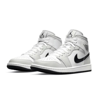 Air Jordan 1 Mid Light Smoke Grey Soot Women s Shoes Men s Women s ...