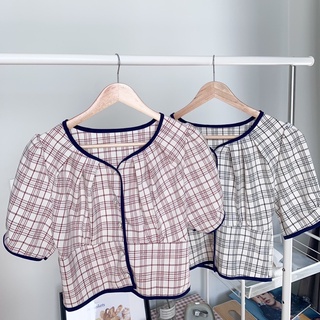 Plaid Top ✦ เสื้อลายสก็อตสุดน่ารัก